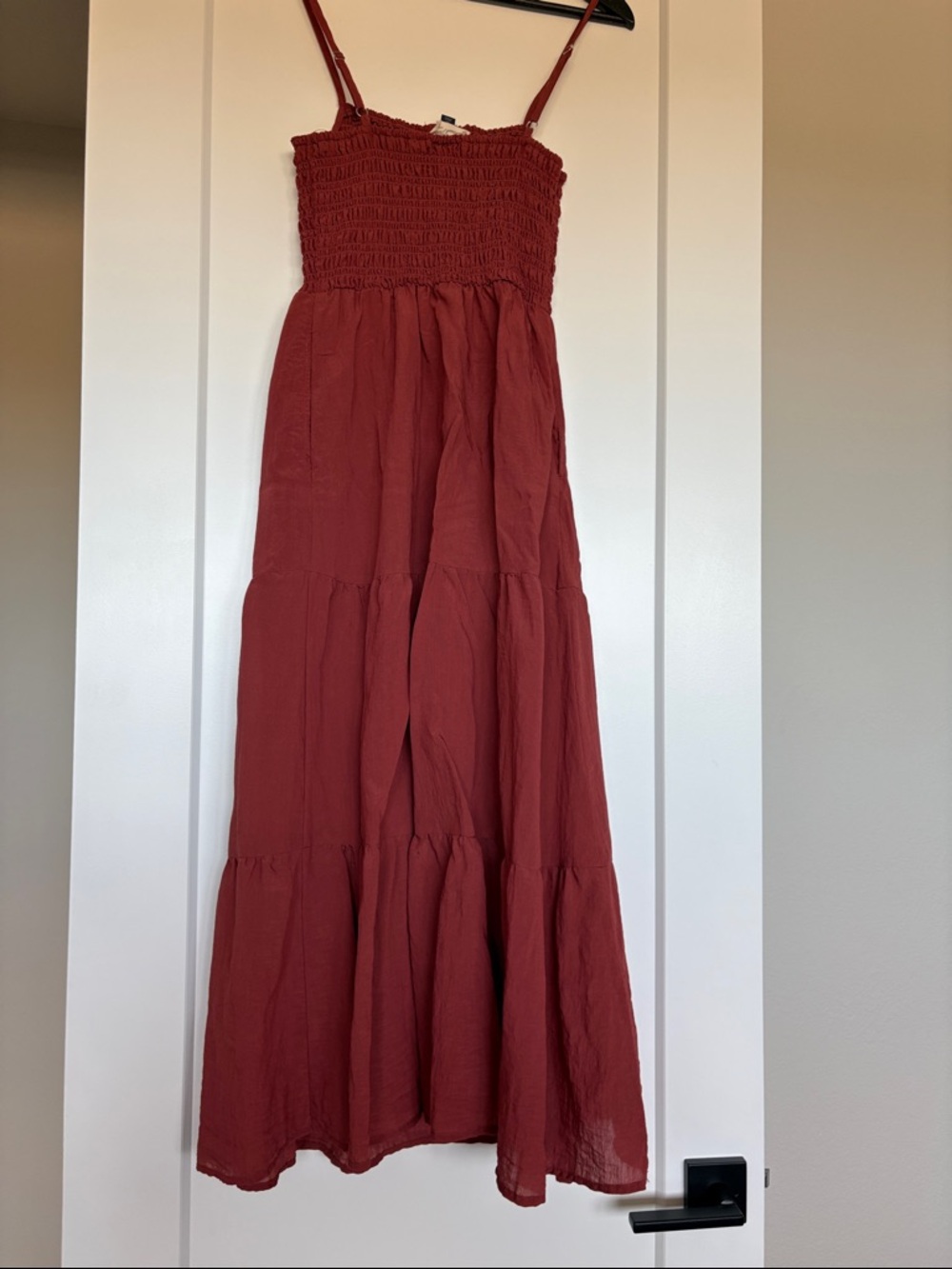 Women's Button-Front Smocked Maxi Sundress - Universal Thread - Picture 5 of 5